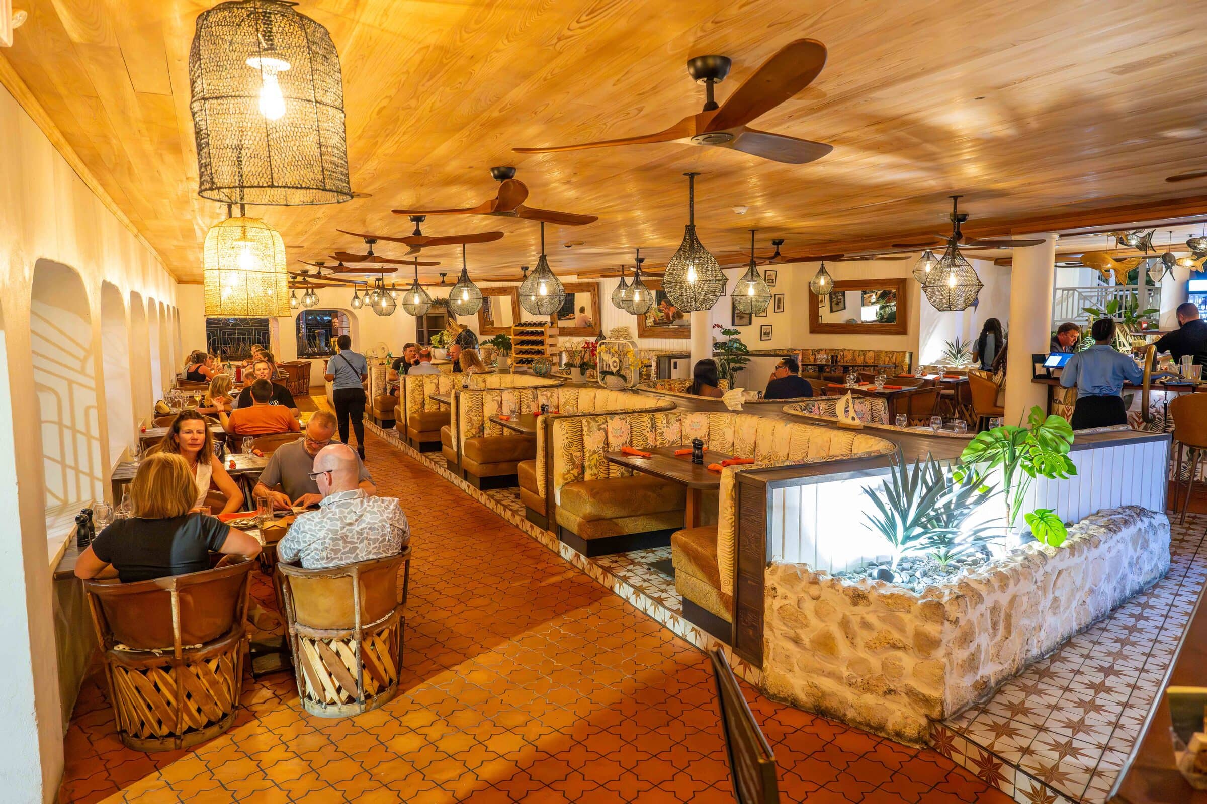 Evening dining at Harbour Prime on the Christiansted waterfront