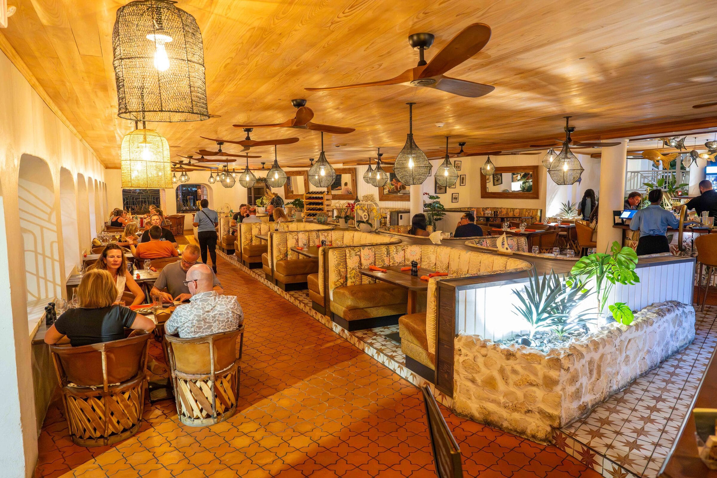 Evening dining at Harbour Prime on the Christiansted waterfront